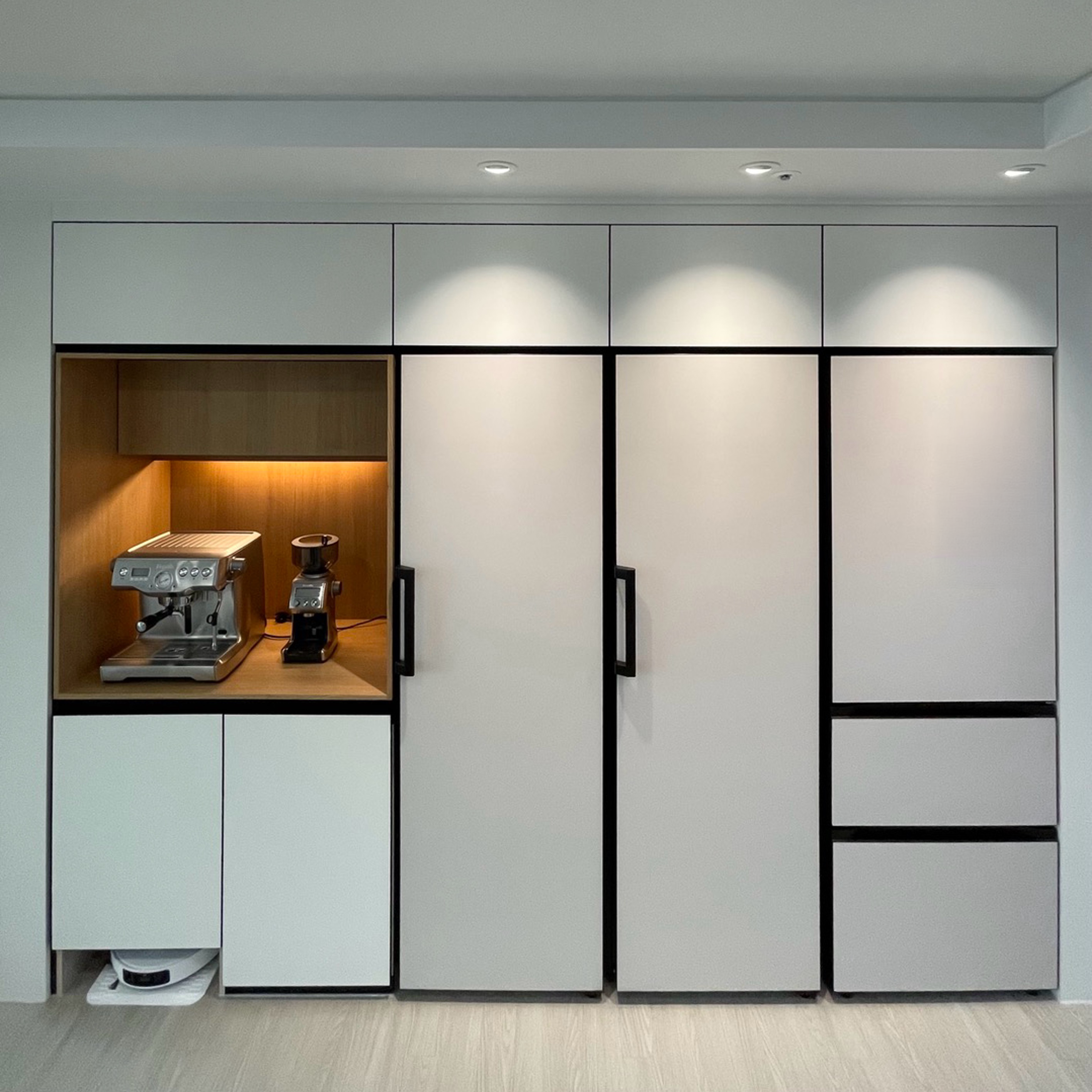 High quality modern kitchen interior shot